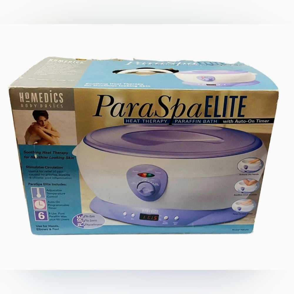 HoMedics ParaSpa Elite Heat Therapy Paraffin Bath (Model PAR-270)